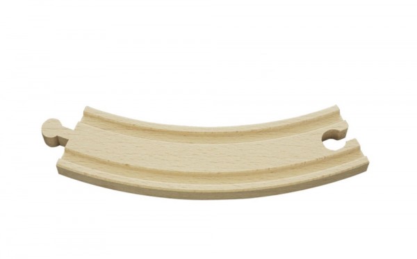 BRIO-Holzeisenbahn, 33342(1) - "BRIO®-Gleissystem" 1-Stück, 1/1 Gebogenes Gleis (E)