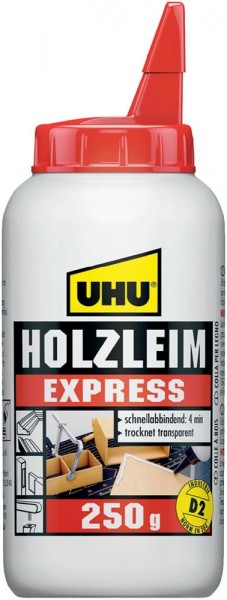 UHU 48585 UHU - Holzleim, "Express" (250 g - Flasche)