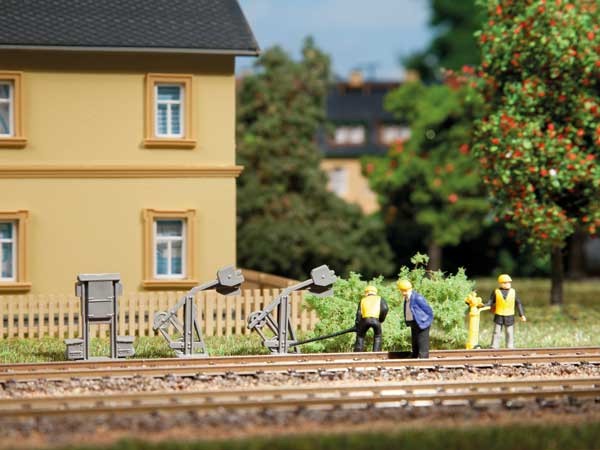 Auhagen 42575 H0/TT-Gleisbau-Zubehör, Kastenspannwerke, Spannwerke