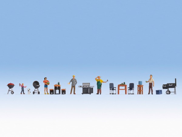 Noch 16200 Figuren-Themenwelt "Grill-Party"
