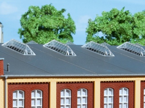 Auhagen 80203 H0-BauKastenSystem / Bauteile: Oberlichtfenster F
