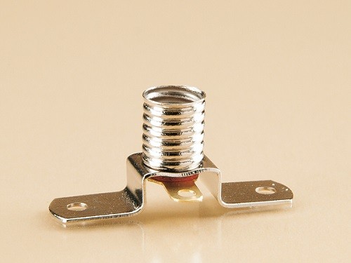 Auhagen 58790 1-Liliputfassung mit Steg, E5,5 (Metall)