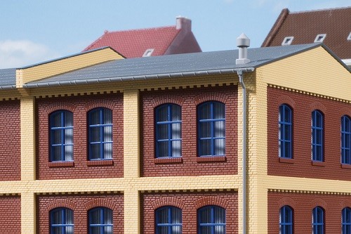 Auhagen 80217 H0-BauKastenSystem / Bauteile: Fenster blau
