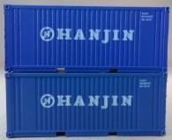 PSK 6921 TT-Ladegüter, 2-teiliges Container Set bestehen aus 20ft Container von "Hanjin"