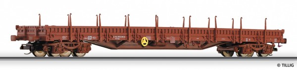 Tillig 15571 TT-Niederbordwagen mit Rungen Ep. V, eingestellt bei der CD