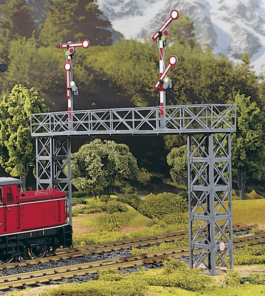 Piko 62033 G-Bahn-Modellbausatz, Signalbrücke Rosenbach