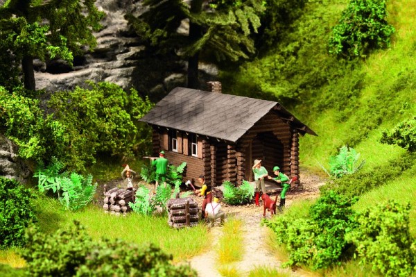 Noch 65606 Ausgestaltungs-Set, "Waldhütte"