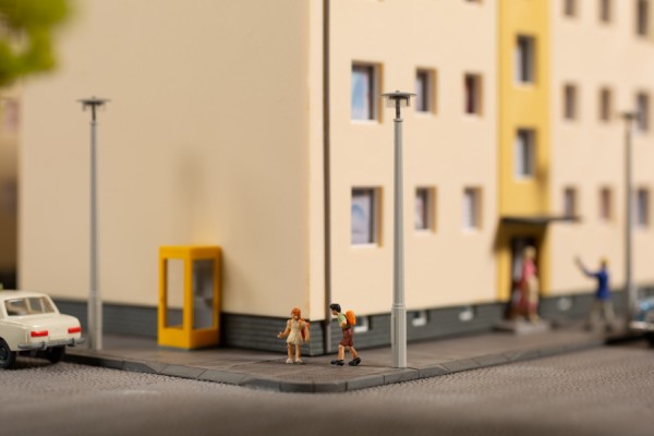 Auhagen 43666 TT-Ausgestaltungs-Zubehör, Straßenlampenattrappen