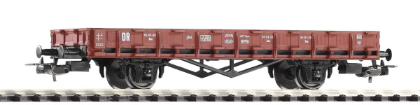 Piko 57701 H0-Niederbordwagen, Ep. III, eingestellt bei der DR