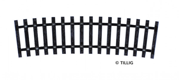Tillig 83009 Tillig -TT-Modellgleis, starres gebogenes Schwellenband, R 12 - R 310 mm/15°