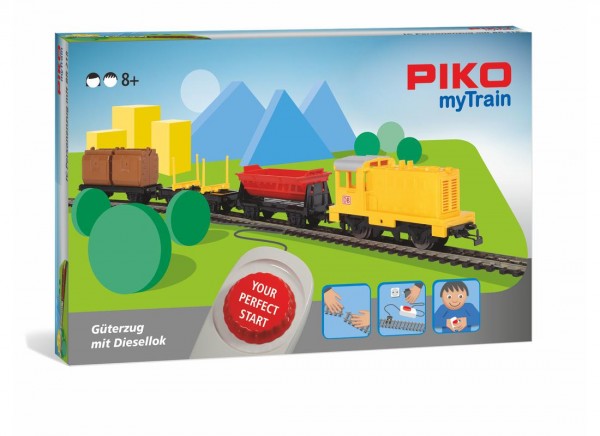 Piko 57090 H0-DC-PIKO myTrain® Start-Set Güterzug mit Diesellokomotive