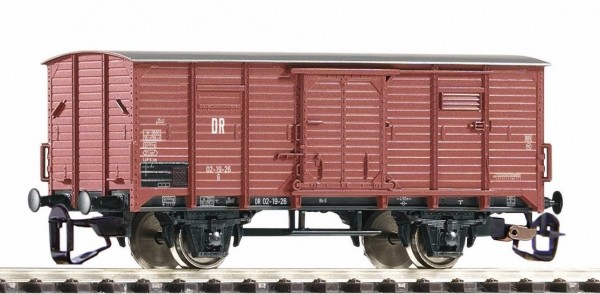 Piko 47761 TT-Gedeckter Güterwagen ohne Bremserhaus Ep. III, eingestellt bei der DR