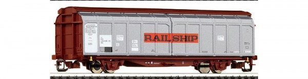 Roco-Modellbahn 37556-3 TT-Schiebwandwagen (Rail Ship) Ep. V-VI der DB, aus dem Set 37556