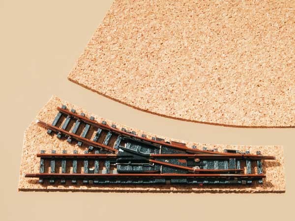 Auhagen 44581 N-Gleisbau, Korkgleisbettung für Weichen