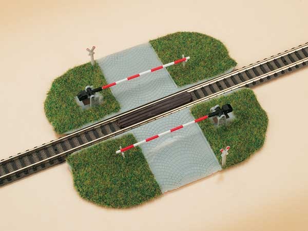 Auhagen 44625 N-Gleisbau, Beschrankter Bahnübergang (gerade)