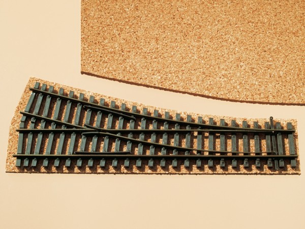 Auhagen 41179 H0-Gleisbau, Korkgleisbettung für Weichen