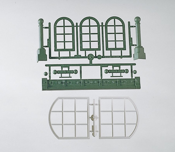 Piko 62807 G-Bahn / Bauteile: Rundbogenfenster