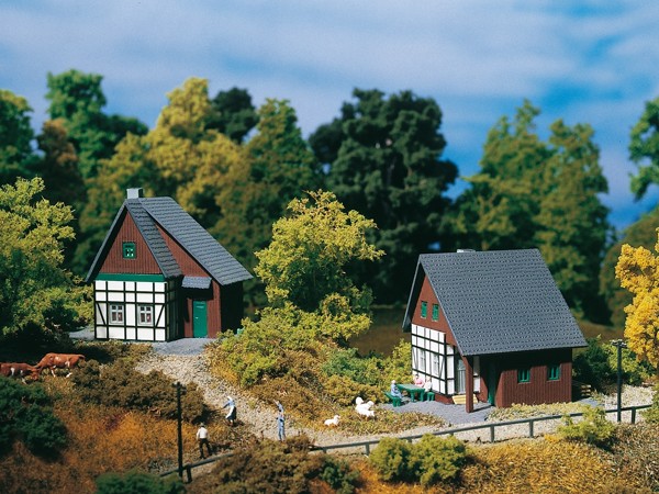 Auhagen 14452 N-Modellbausatz, Fachwerkhäuser