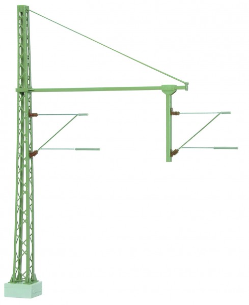 Viessmann 4160 H0-Oberleitungssystem, Rohrausleger über 2 Gleise