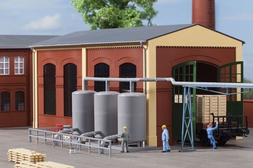 Auhagen 80111 H0-BauKastenSystem / Bauteile: Dampfspeicherkessel