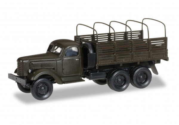Herpa 745369 H0 - Militär-Modell: LKW-Modell, ZIL 151 Planen-LKW mit Spriegel "Streitkräfteder UDSSR