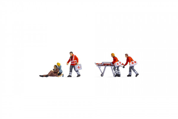 Noch 15080 H0-Figuren, "Verkehrsunfall"