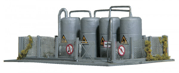 Piko 60012 N-Gebäudebausatz, Heizöltanks Warwick