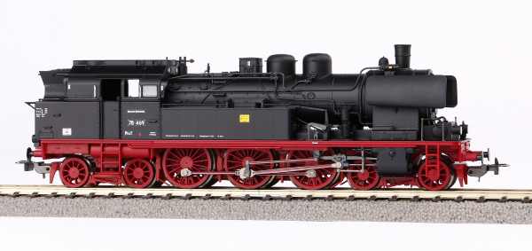 Piko 50604 H0-DC-Dampflokomotive BR 78, Ep. III, DR + DSS PluX22