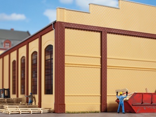 Auhagen 80612 H0-BauKastenSystem / Bauteile: Wände 2342I gelb