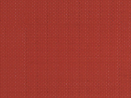 Auhagen 52412 H0/TT 1-Dekorplatte "Mauerziegel", rot
