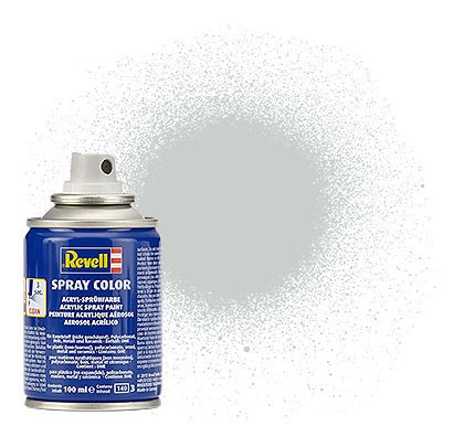 Revell 34371 Color-Spray, "Hellgrau" seidenmatt - deckend (100 ml - Dose)