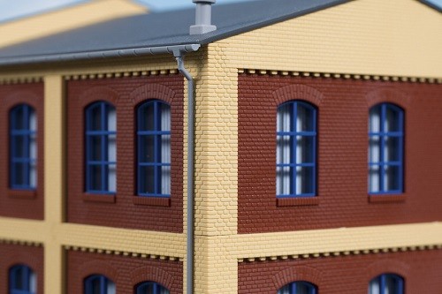 Auhagen 80415 H0-BauKastenSystem / Bauteile: Ecksäulen Obergeschoss gelb