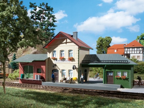 Auhagen 11331 H0-Modellbausatz, &quot;Bahnhof Hohendorf&quot;