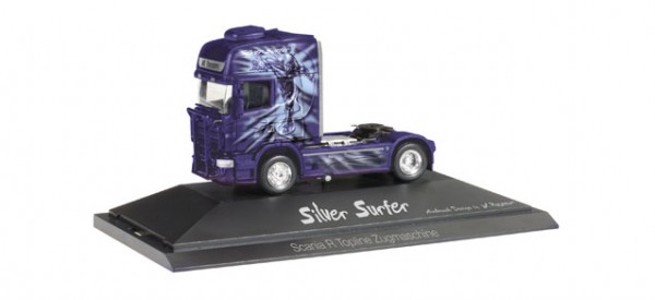 Herpa-Fahrzeugmodell, 110754 LKW-Modell: Solo-Sattelzugmaschine, Scania R 09 TL, "ML Transporte"