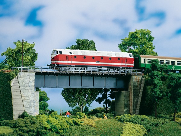 Auhagen 11341 H0-Modellbausatz, "Stahlbrücke"