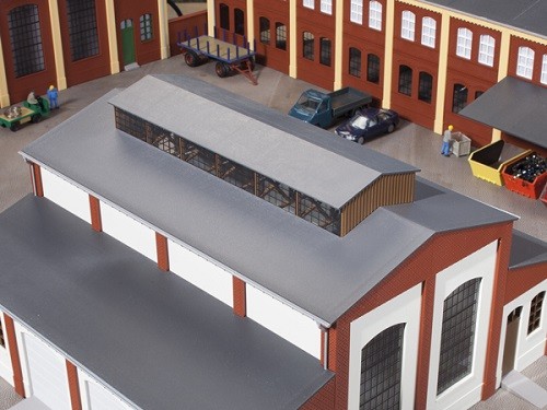 Auhagen 80303 H0-BauKastenSystem / Bauteile: Dach mit Oberlicht