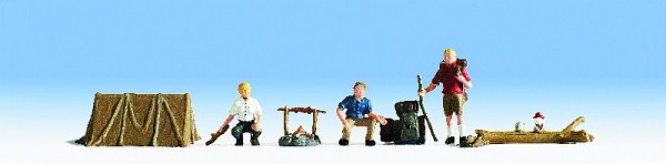 Noch 36878 N-Figuren, "Campingausflug"