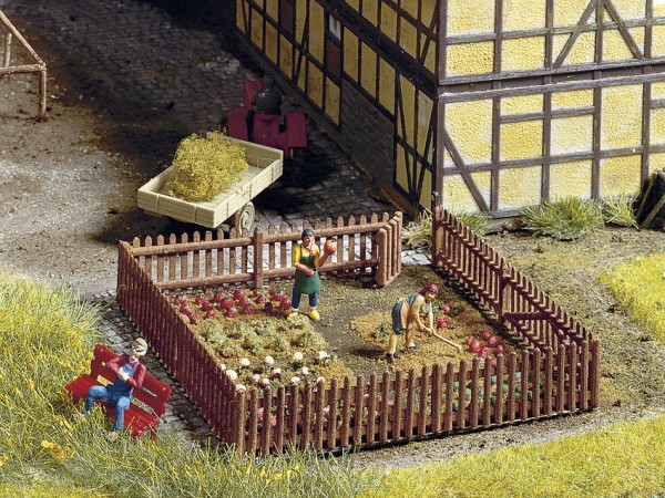 Noch 13070 Gartenzaun, (22 Teil, ca. 910 cm lang)