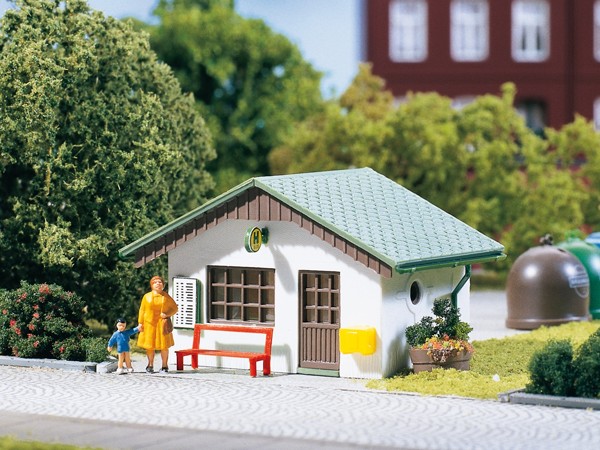 Auhagen 12262 H0/TT-Modellbausatz, Buswartehäuschen