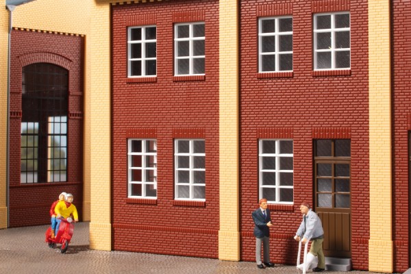 Auhagen 80222 H0-BauKastenSystem / Bauteile: Fenster Q, R weiß