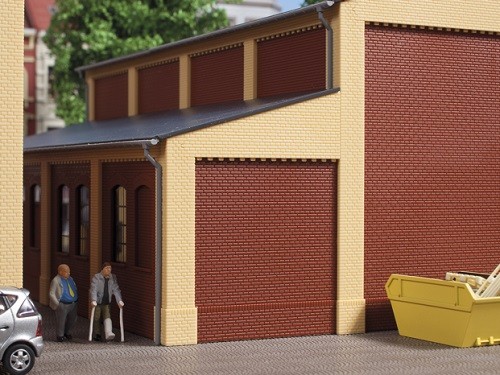 Auhagen 80409 H0-BauKastenSystem / Bauteile: Ecksäulen Anbau gelb