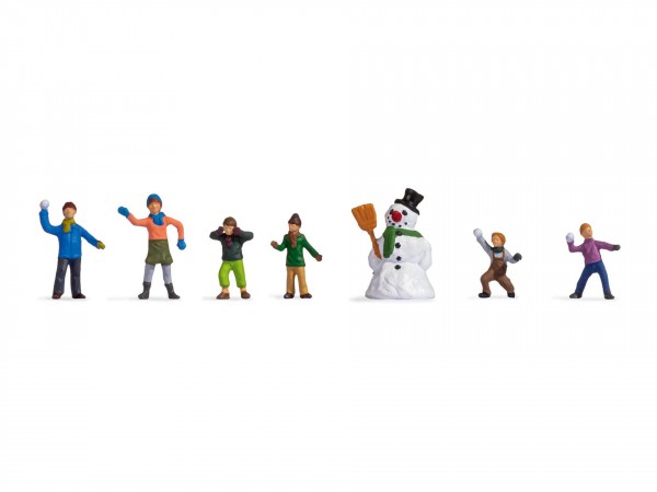 Noch 15821 H0-Figuren, "Kinder im Schnee"