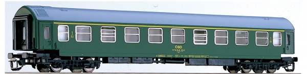 Tillig 13648 TT-Schnellzugwagen 1. Klasse Ep. IV, eingestellt bei der ČSD
