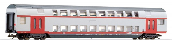 Tillig 13806 TT-Doppelstockwagen 2. Kl. (Versuchslack) Ep. V, der "RAB", eingestellt bei der DBAG