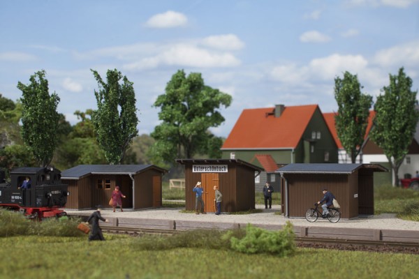 Auhagen 11415 H0-Modellbausatz, Haltepunkt Unterschönbach