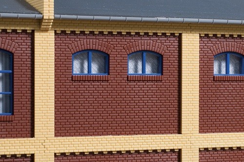 Auhagen 80524 H0-BauKastenSystem / Bauteile: Wände 2532A rot