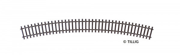 Tillig 83011 Tillig -TT-Modellgleis, starres gebogenes Schwellenband, R 31 - R 396 mm/30°