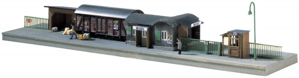 Piko 60028 N-Modellbausatz, Behelfsbahnstation