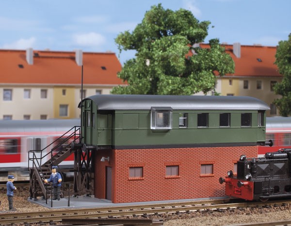 Auhagen 13339 TT-Modellbausatz, Behelfstellwerk