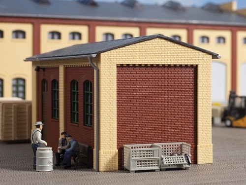 Auhagen 80413 H0-BauKastenSystem / Bauteile: Giebel klein und Ecksäulen kurz gelb